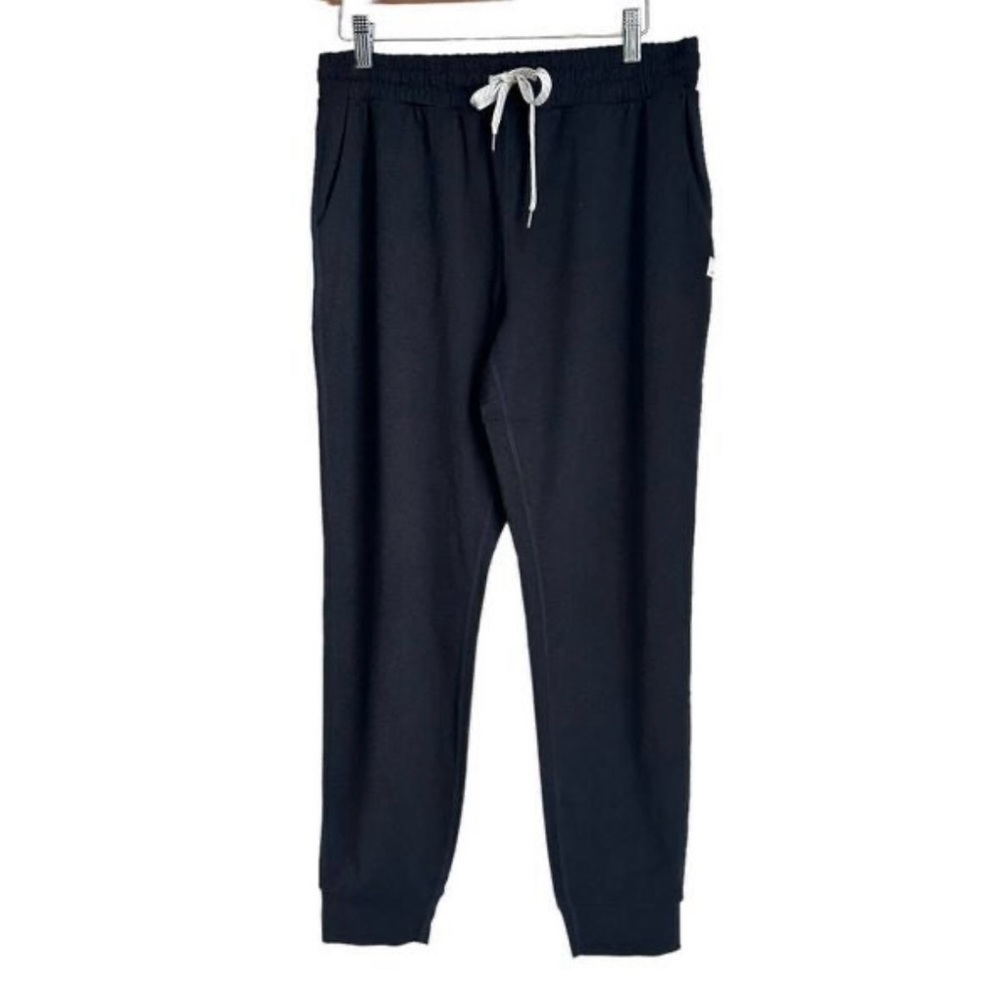 Vuori Performance Jogger Black Women Sz Med Gym Athletic Pants VW303 Drawstring